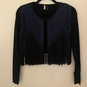 Topshop Fringe Cardigan/Jacket
